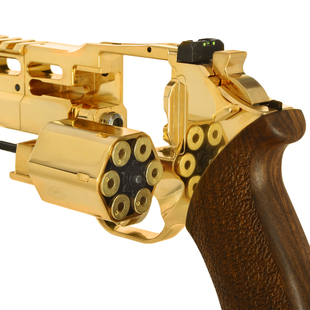 BO Manufacture Chiappa Charging Rhino 60DS Revolver Vollmetall CO2 6mm BB Goldchrome-Edition Bild 4