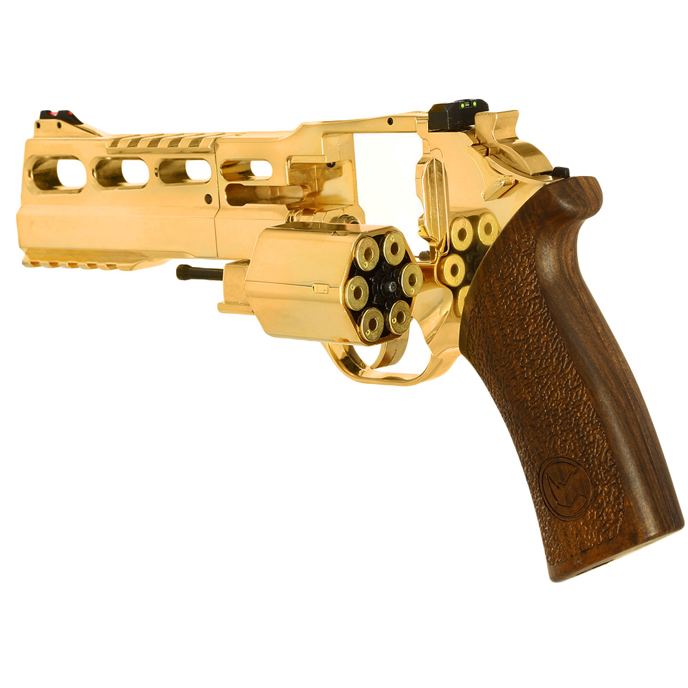 BO Manufacture Chiappa Charging Rhino 60DS Revolver Vollmetall CO2 6mm BB Goldchrome-Edition Bild 5