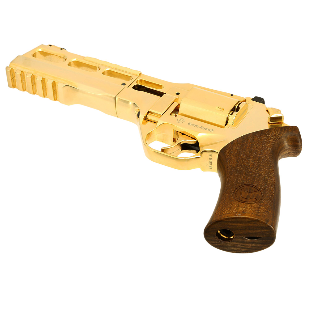 BO Manufacture Chiappa Charging Rhino 60DS Revolver Vollmetall CO2 6mm BB Goldchrome-Edition Bild 6