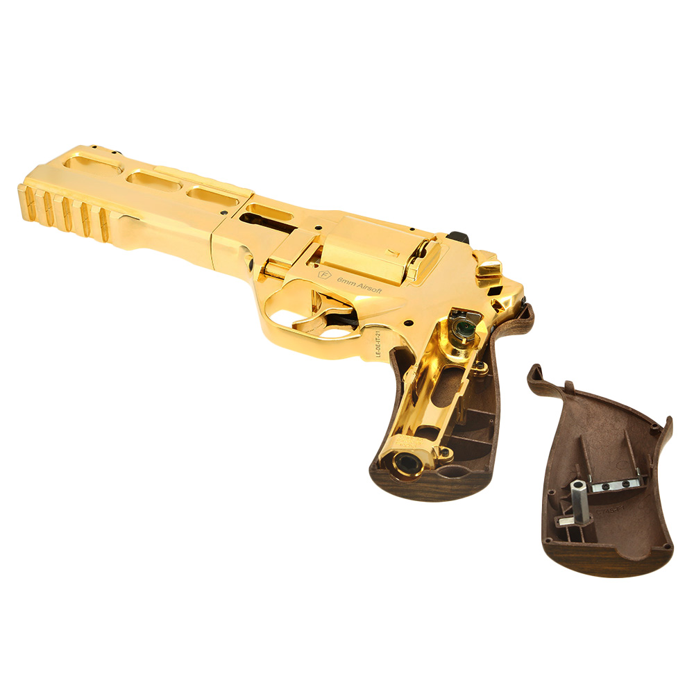 BO Manufacture Chiappa Charging Rhino 60DS Revolver Vollmetall CO2 6mm BB Goldchrome-Edition Bild 7