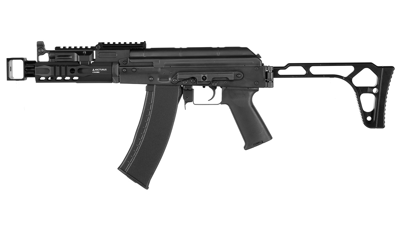 Arcturus AK74U Custom Vollmetall S-AEG 6mm BB schwarz Bild 1