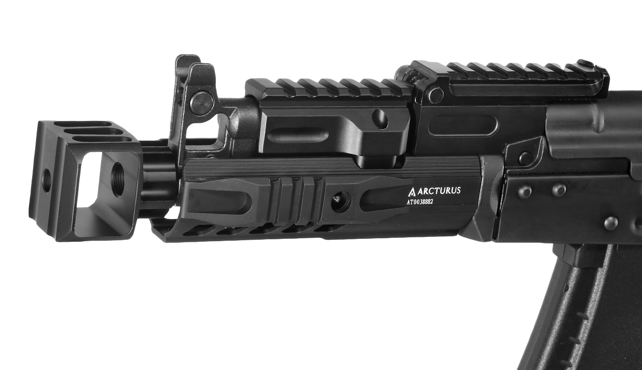 Arcturus AK74U Custom Vollmetall S-AEG 6mm BB schwarz Bild 6