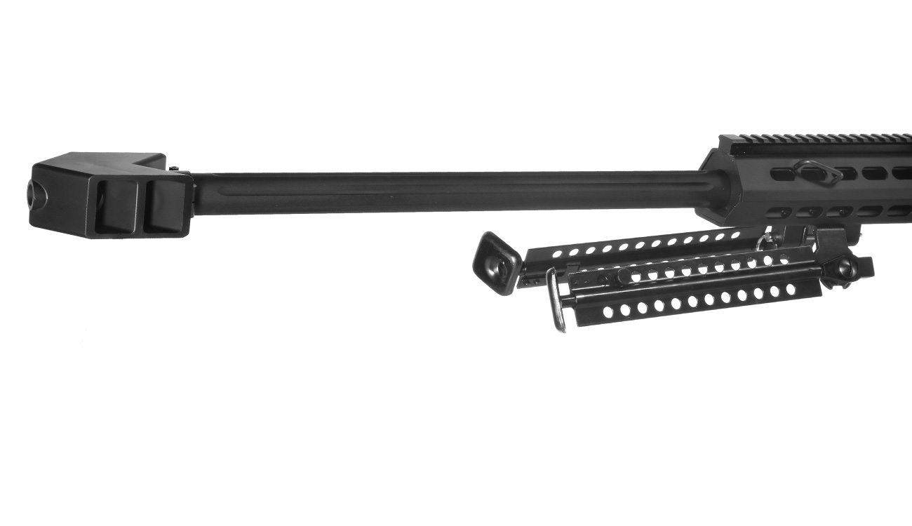 Snow Wolf Barrett M82A1 Vollmetall Bolt-Action Snipergewehr Springer 6mm BB schwarz Bild 5