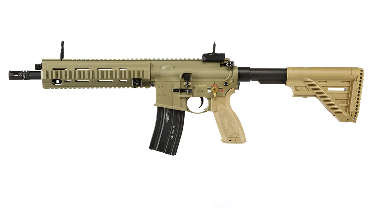 Heckler & Koch HK416 A5 Sportsline Airsoft ECU-Mosfet S-AEG 6mm BB grnbraun Bild 1