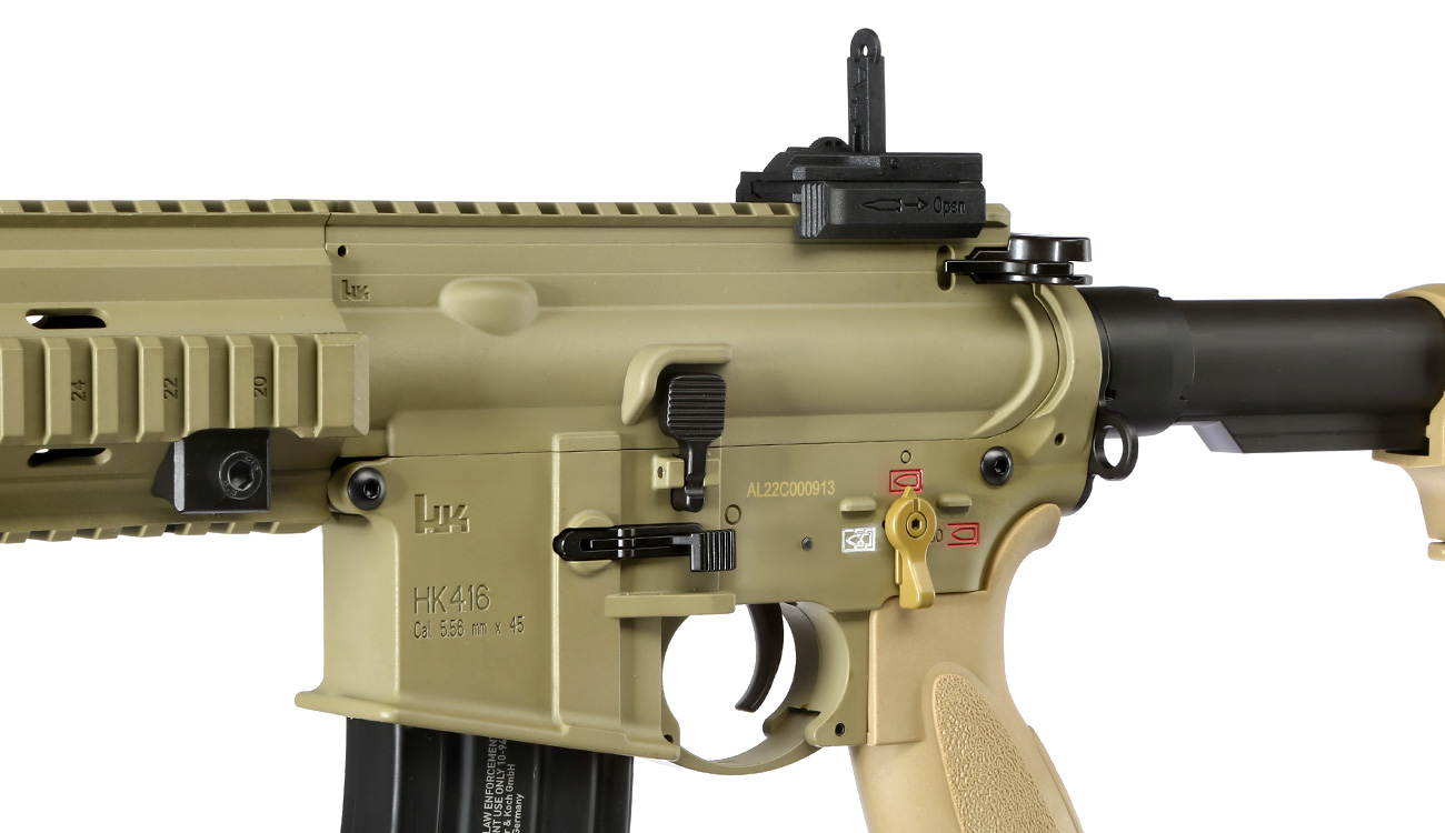 Cyma Heckler & Koch HK416 A5 Sportsline ECU-Mosfet S-AEG 6mm BB grnbraun Bild 7