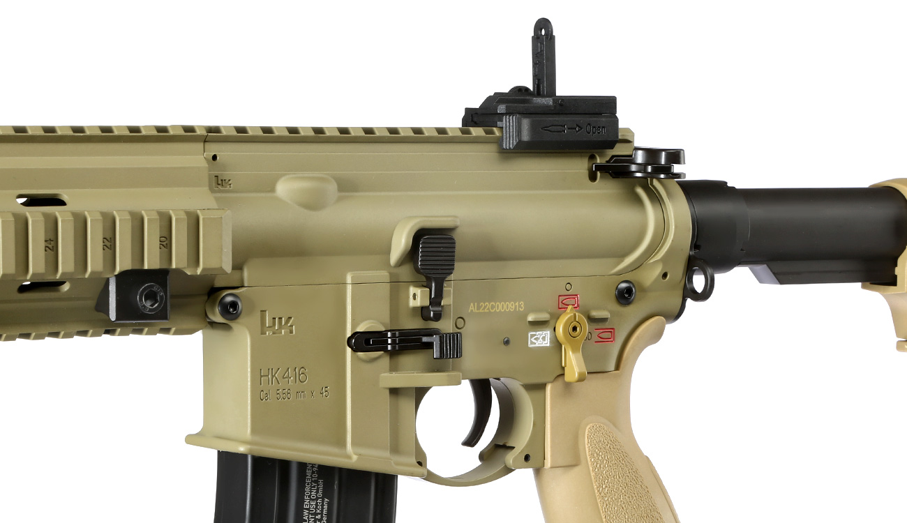 Heckler & Koch HK416 A5 Sportsline Airsoft ECU-Mosfet S-AEG 6mm BB grnbraun Bild 7