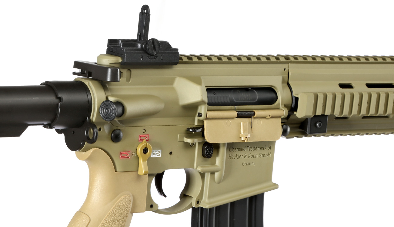 Heckler & Koch HK416 A5 Sportsline Airsoft ECU-Mosfet S-AEG 6mm BB grnbraun Bild 8