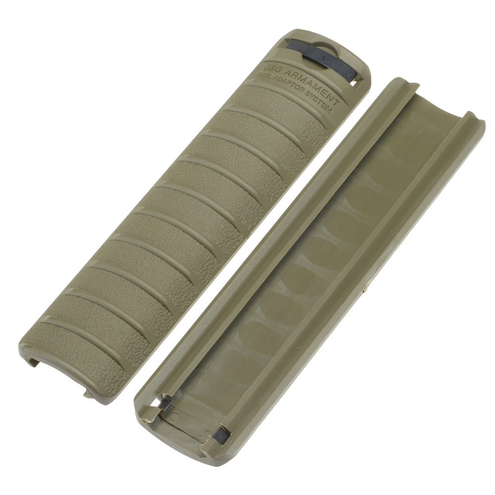 G&G Handguard Panel Style Rail Covers 156 mm 4er Set - oliv Bild 2