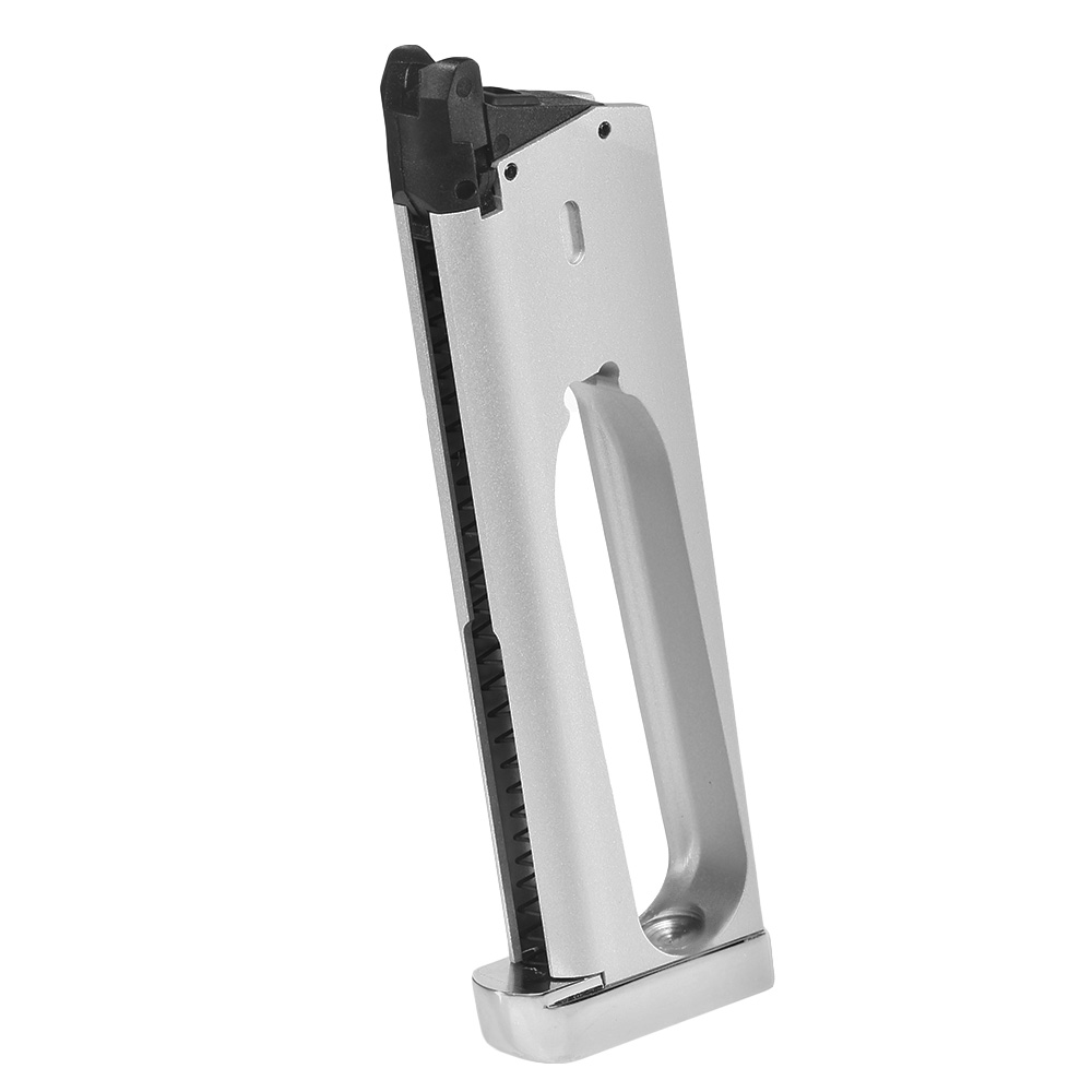 RWA Nighthawk Custom GRP CNC Aluminium Magazin 25 Schuss silber - CO2-Version