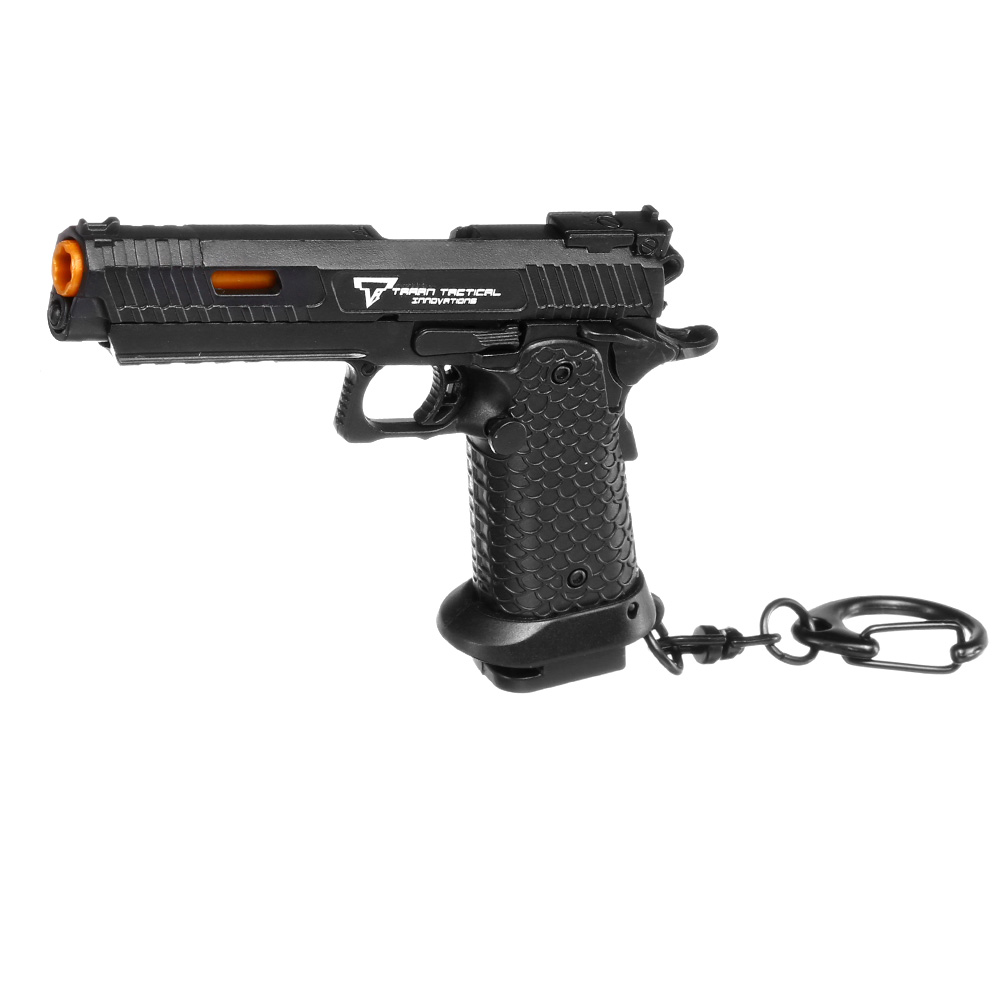 GK-Tactical Schlsselanhnger TTI Combat Master 2011 JW3 Pistole 1:3 Miniaturmodell schwarz