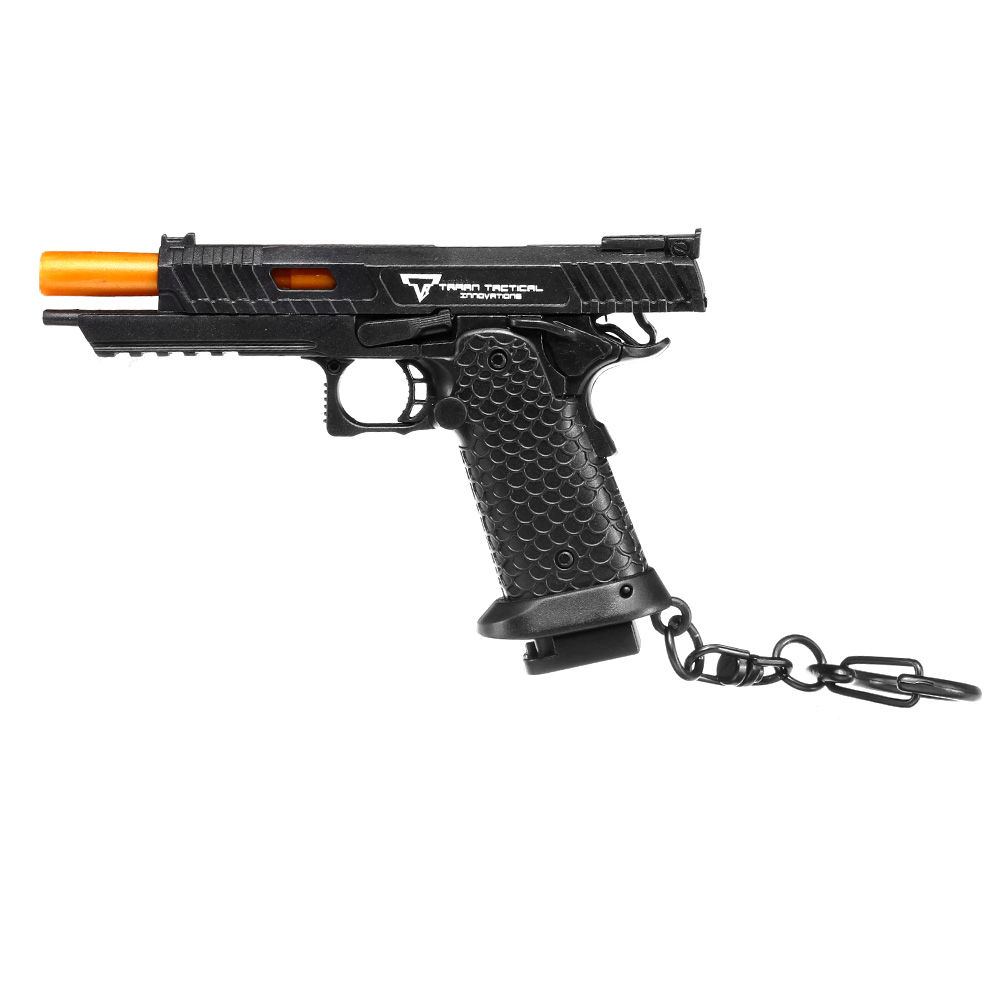 GK-Tactical Schlsselanhnger TTI Combat Master 2011 JW3 Pistole 1:3 Miniaturmodell schwarz Bild 2