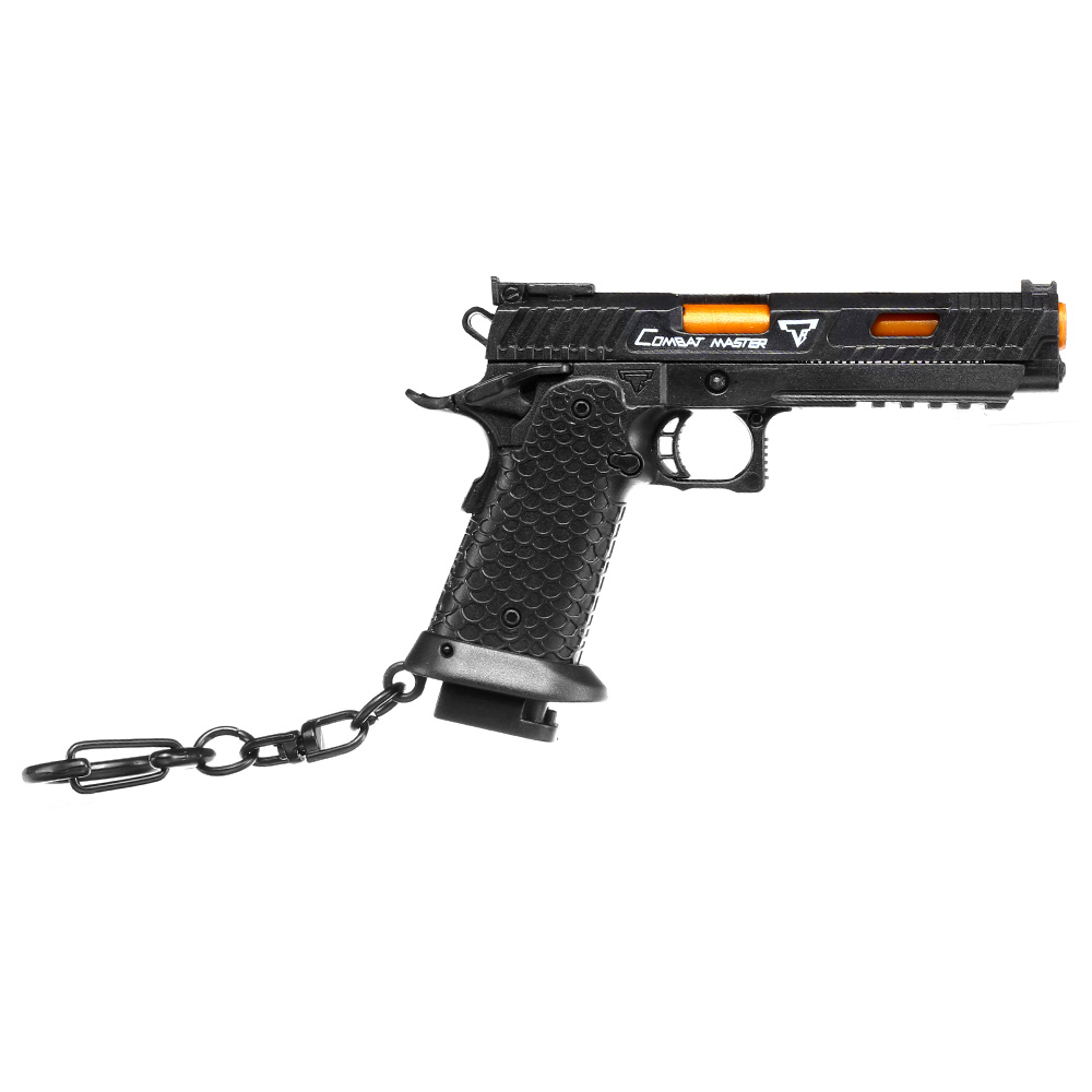 GK-Tactical Schlsselanhnger TTI Combat Master 2011 JW3 Pistole 1:3 Miniaturmodell schwarz Bild 3