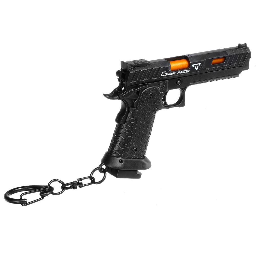 GK-Tactical Schlsselanhnger TTI Combat Master 2011 JW3 Pistole 1:3 Miniaturmodell schwarz Bild 4