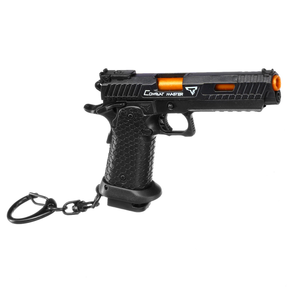 GK-Tactical Schlsselanhnger TTI Combat Master 2011 JW3 Pistole 1:3 Miniaturmodell schwarz Bild 8
