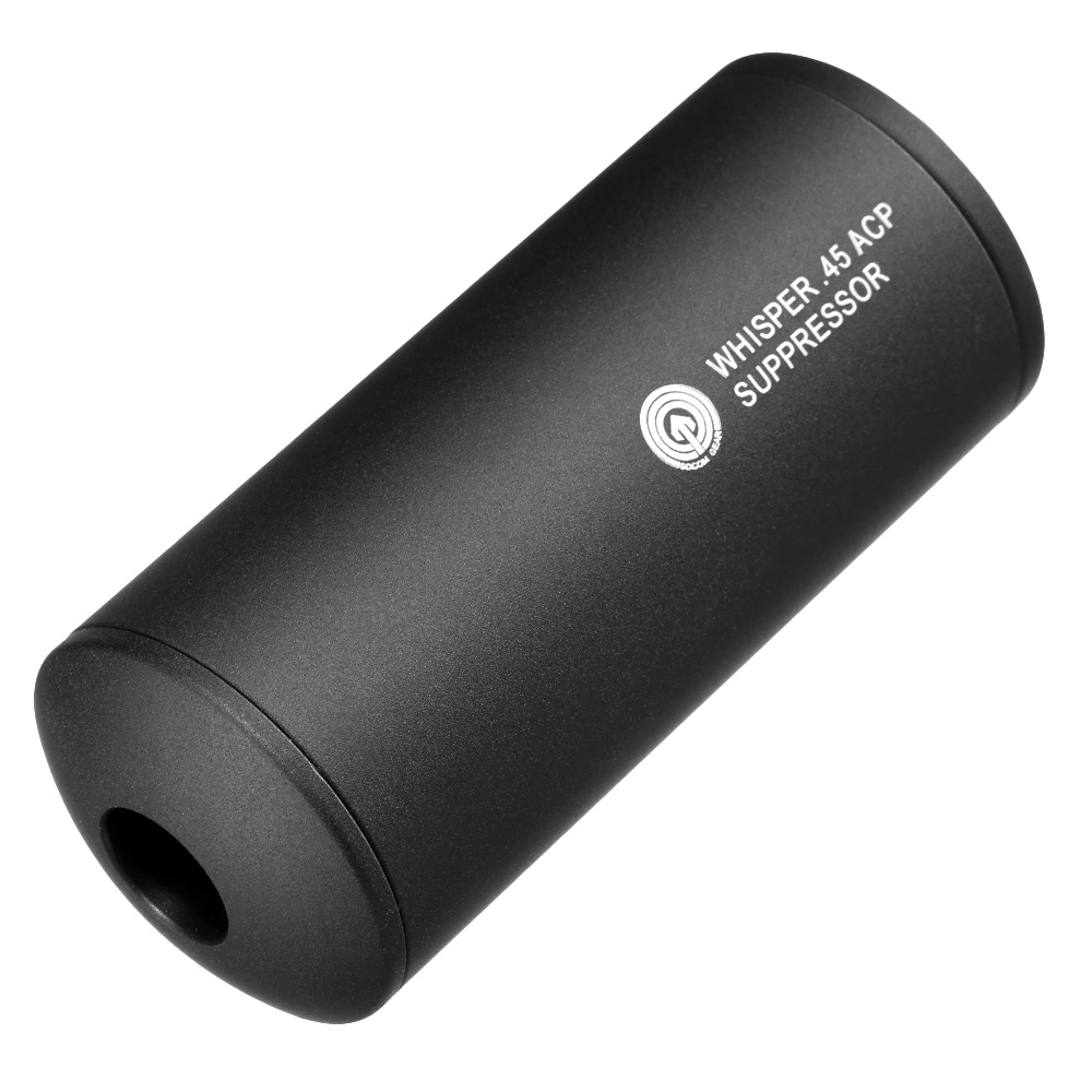 MadBull Whisper .45 ACP Dummy Alumininium Silencer 14mm- schwarz