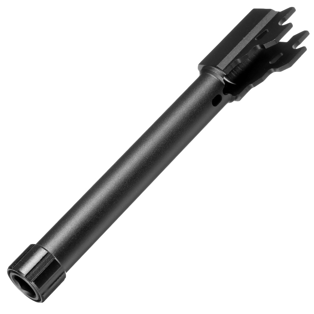 C&C Tac CNC Aluminium Outer Barrel mit Silencer Gewinde 11mm+ / 14mm- f. VFC P320-M17 GBB Serie Bild 2