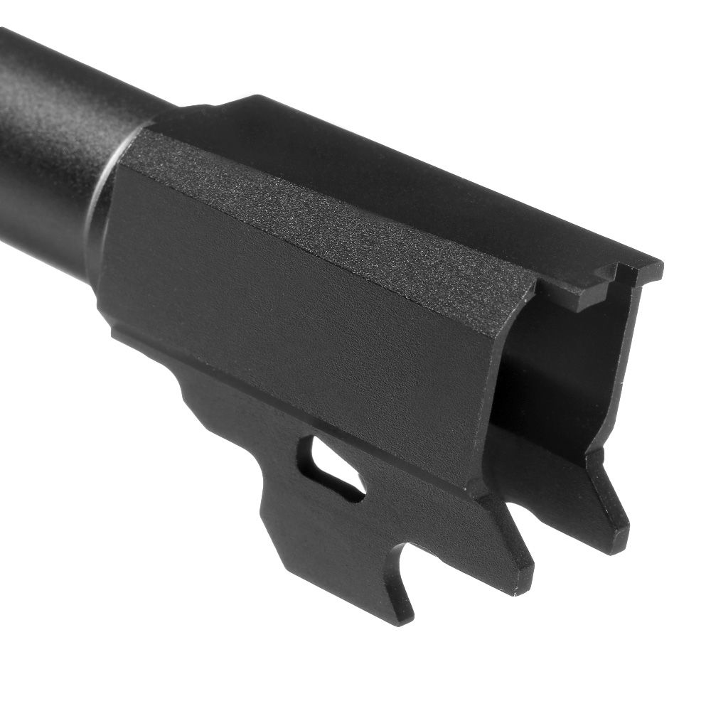 C&C Tac CNC Aluminium Outer Barrel mit Silencer Gewinde 11mm+ / 14mm- f. VFC P320-M17 GBB Serie Bild 5