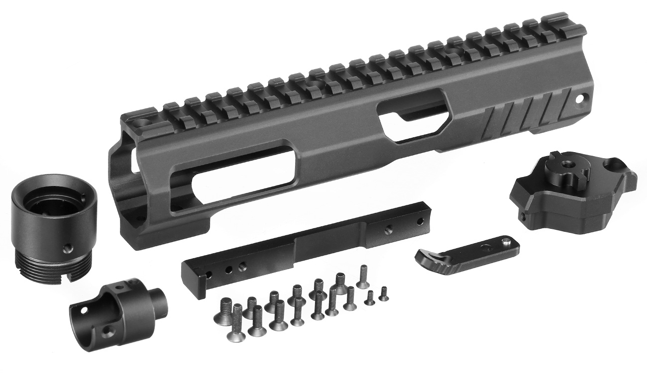 C&C Tac AI 01 Rifle / Gewehr Conversion Kit f. Action Army AAP-01 schwarz - Version 1