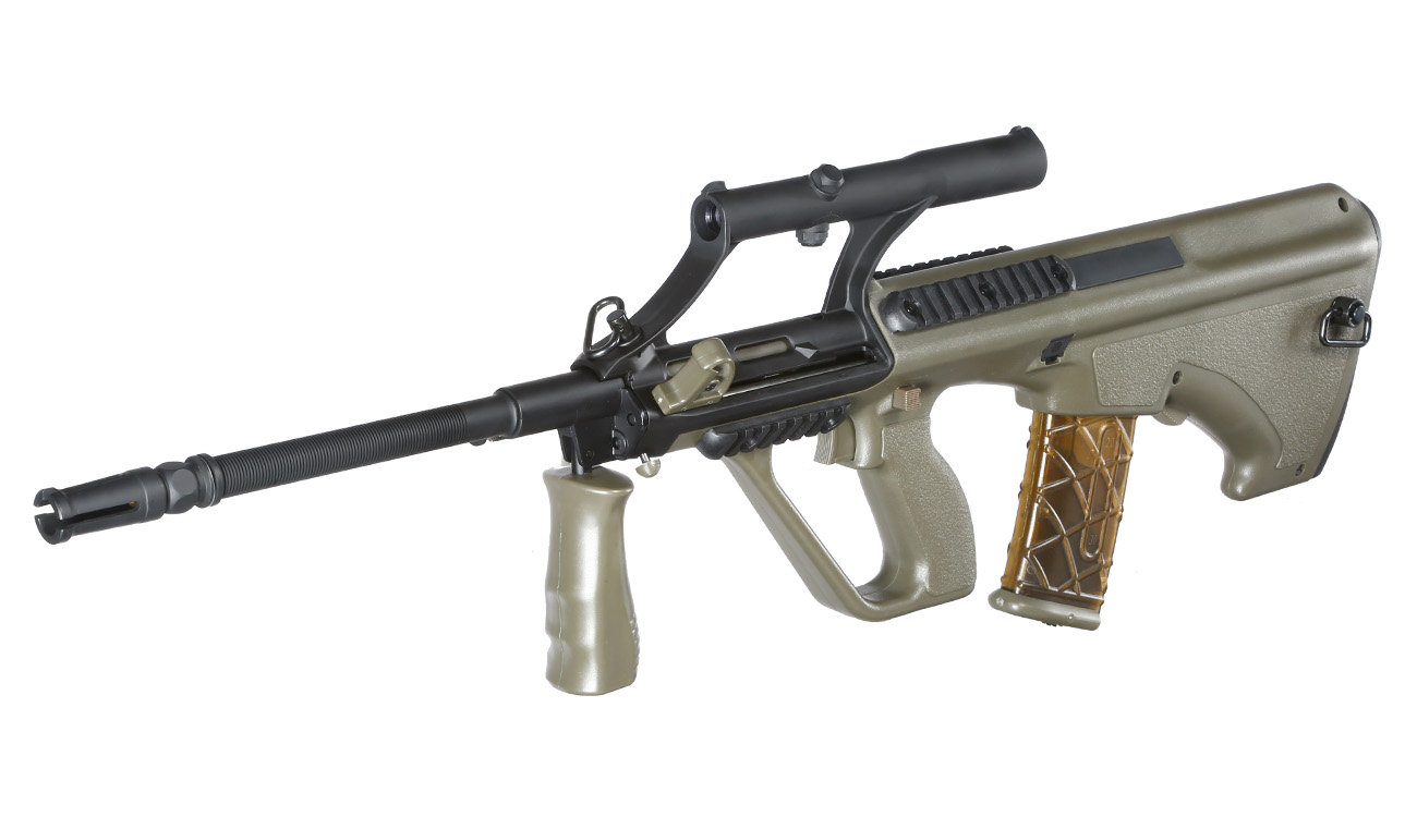 APS APUP A1 Military Evolution Bullpup Polymer S-AEG 6mm BB oliv