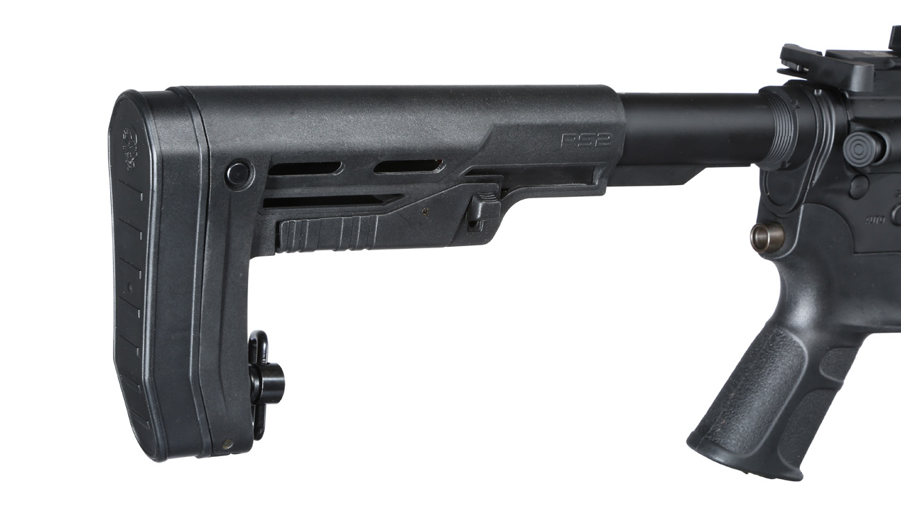 APS M4 12,5 Zoll KeyMod BOAR ASR-Series Vollmetall eSilver Edge SDU-MosFet 2.0 S-AEG 6mm BB schwarz Bild 9