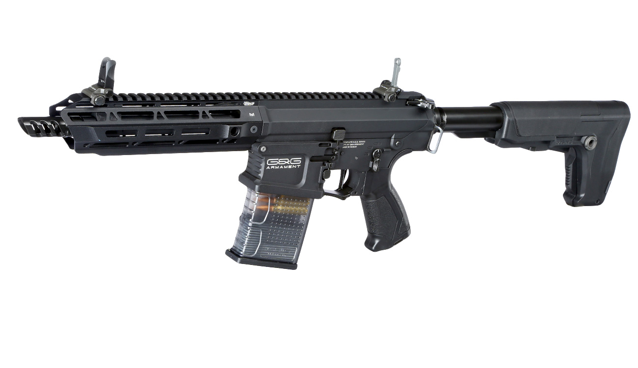 G&G TR16 SBR 308 MK2 ETU-Mosfet G2H Vollmetall S-AEG 6mm BB schwarz