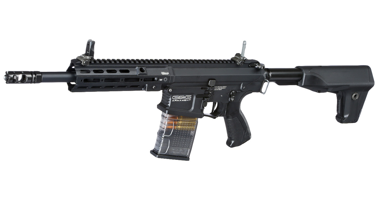 G&G TR16 SBR 308 MK1 ETU-Mosfet G2H Vollmetall S-AEG 6mm BB schwarz