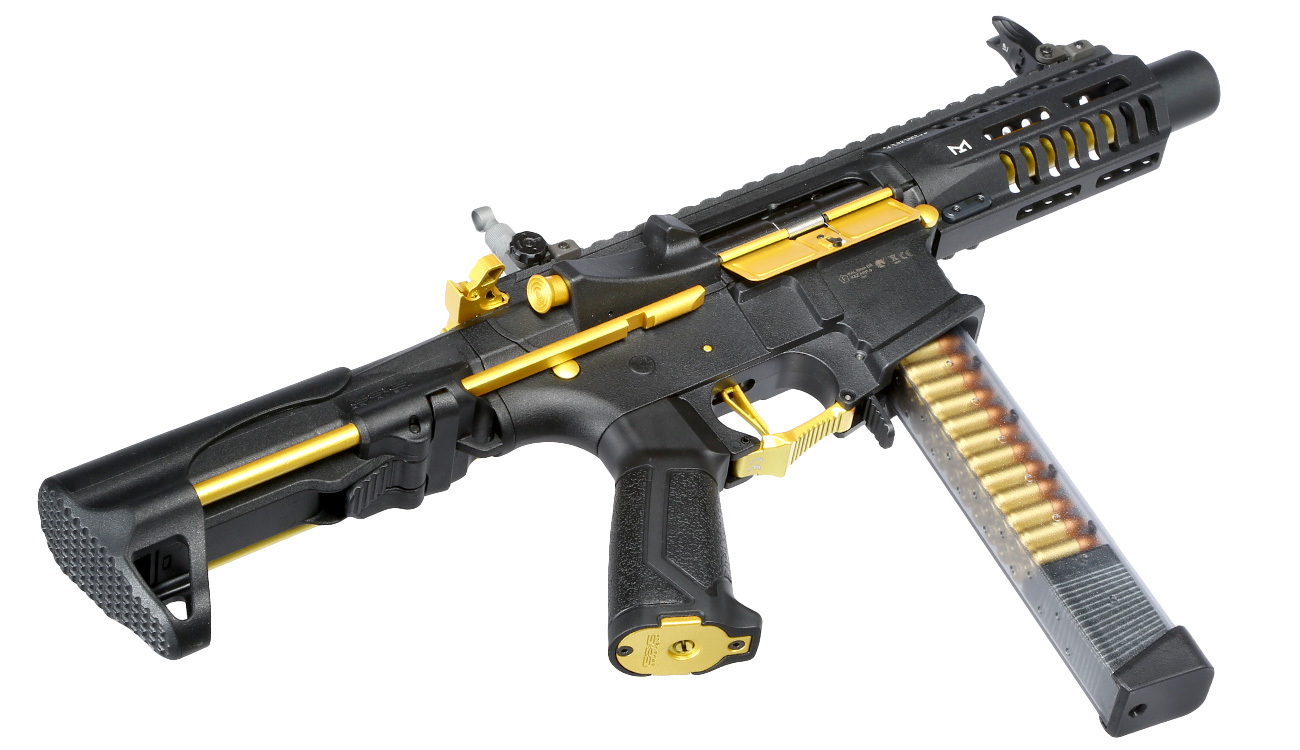 G&G ARP 9 ETU-Mosfet S-AEG 6mm BB Stealth Gold Edition Bild 4