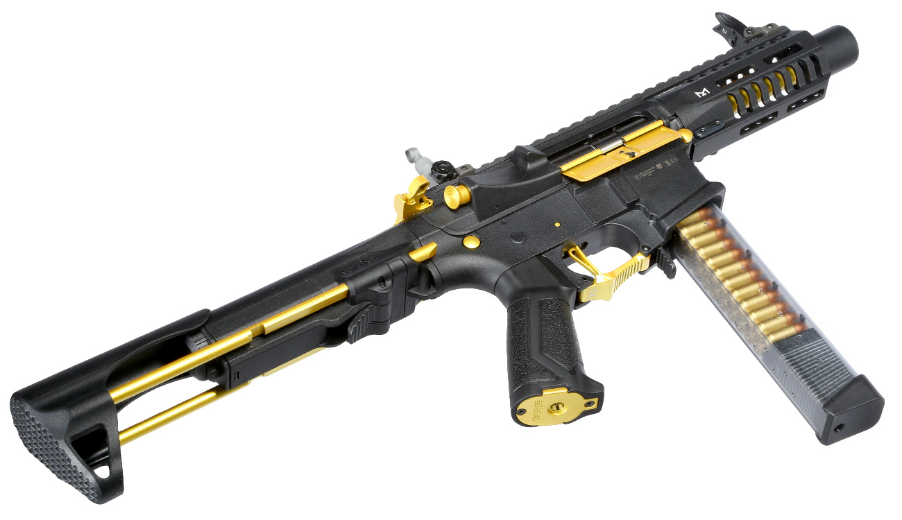 G&G ARP 9 ETU-Mosfet S-AEG 6mm BB Stealth Gold Edition Bild 5