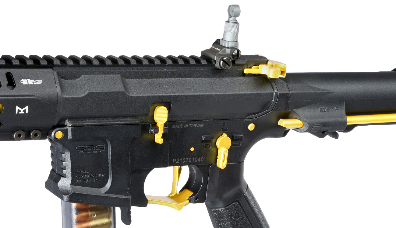 G&G ARP 9 ETU-Mosfet S-AEG 6mm BB Stealth Gold Edition Bild 7