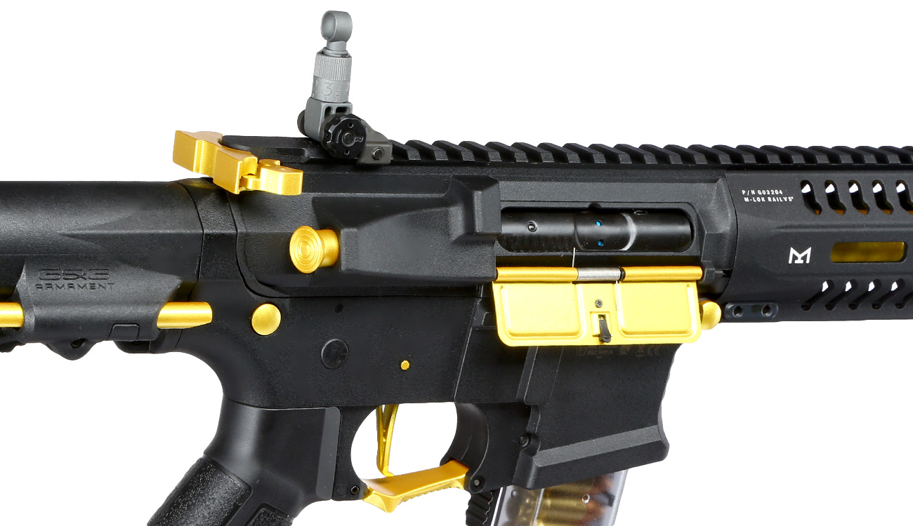 G&G ARP 9 ETU-Mosfet S-AEG 6mm BB Stealth Gold Edition Bild 8