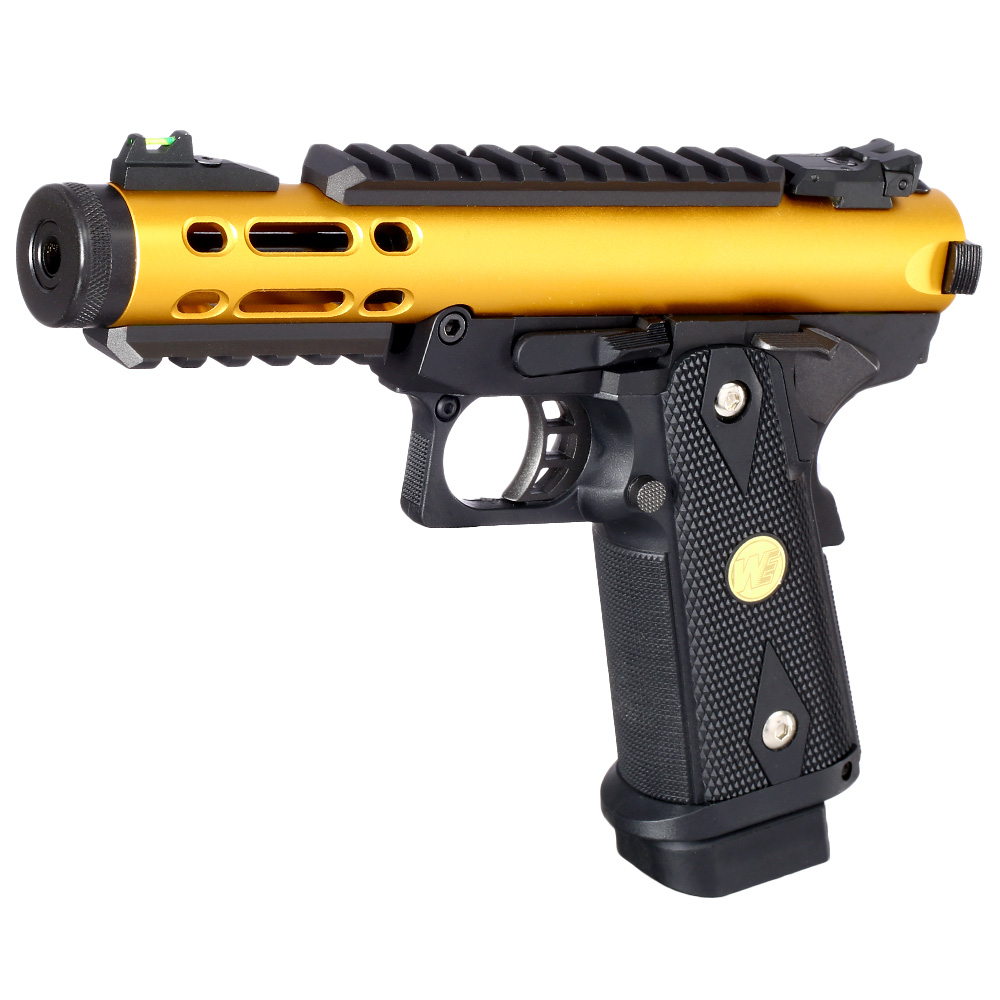 Wei-ETech Galaxy Hi-Capa 5.1 Type A K-Frame Metallschlitten GBB 6mm BB schwarz / gold