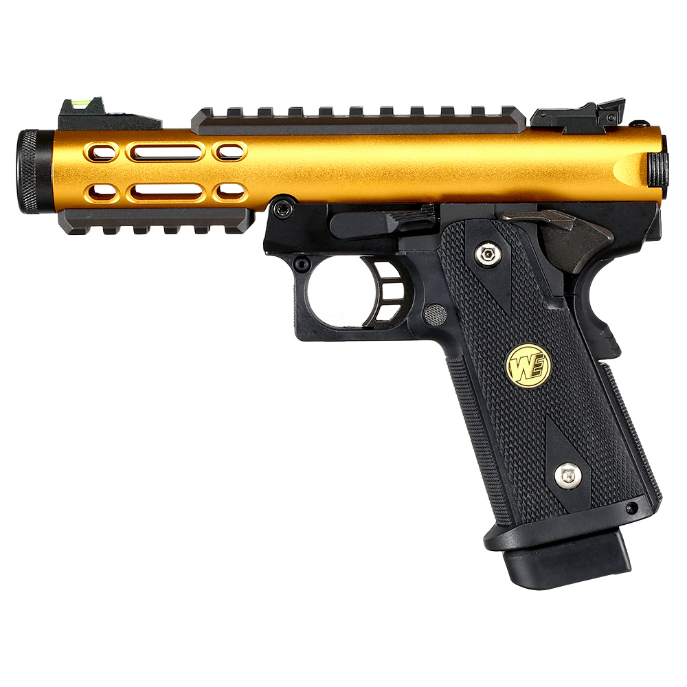 Wei-ETech Galaxy Hi-Capa 5.1 Type A K-Frame Metallschlitten GBB 6mm BB schwarz / gold Bild 1