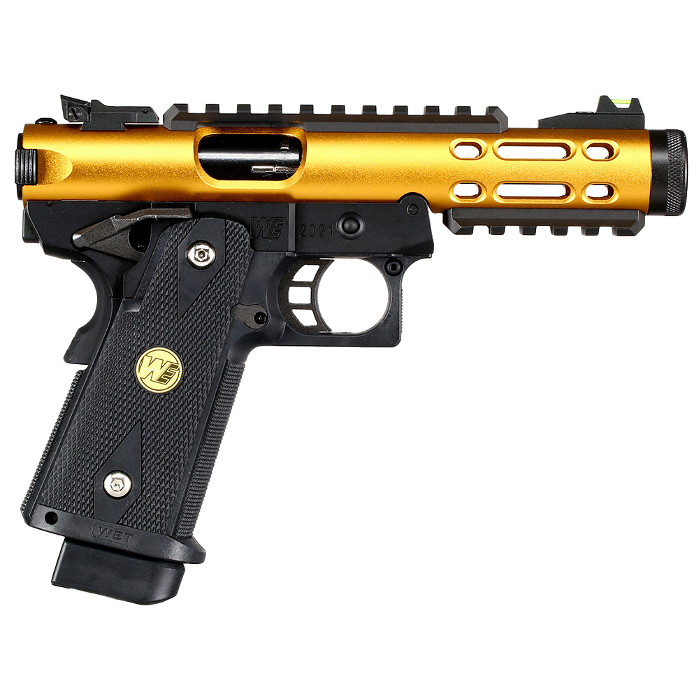 Wei-ETech Galaxy Hi-Capa 5.1 Type A K-Frame Metallschlitten GBB 6mm BB schwarz / gold Bild 3