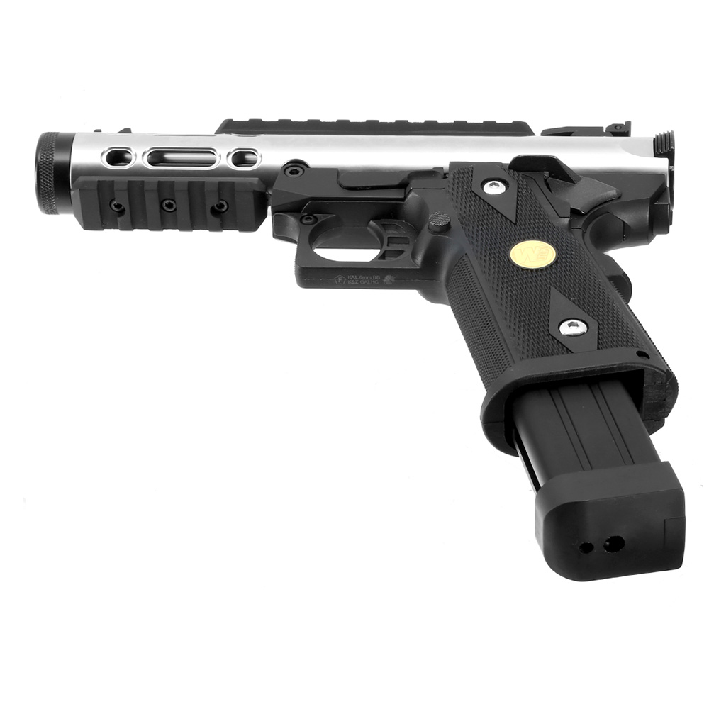 Wei-ETech Galaxy Hi-Capa 5.1 Type A K-Frame Metallschlitten GBB 6mm BB schwarz / silber Bild 5