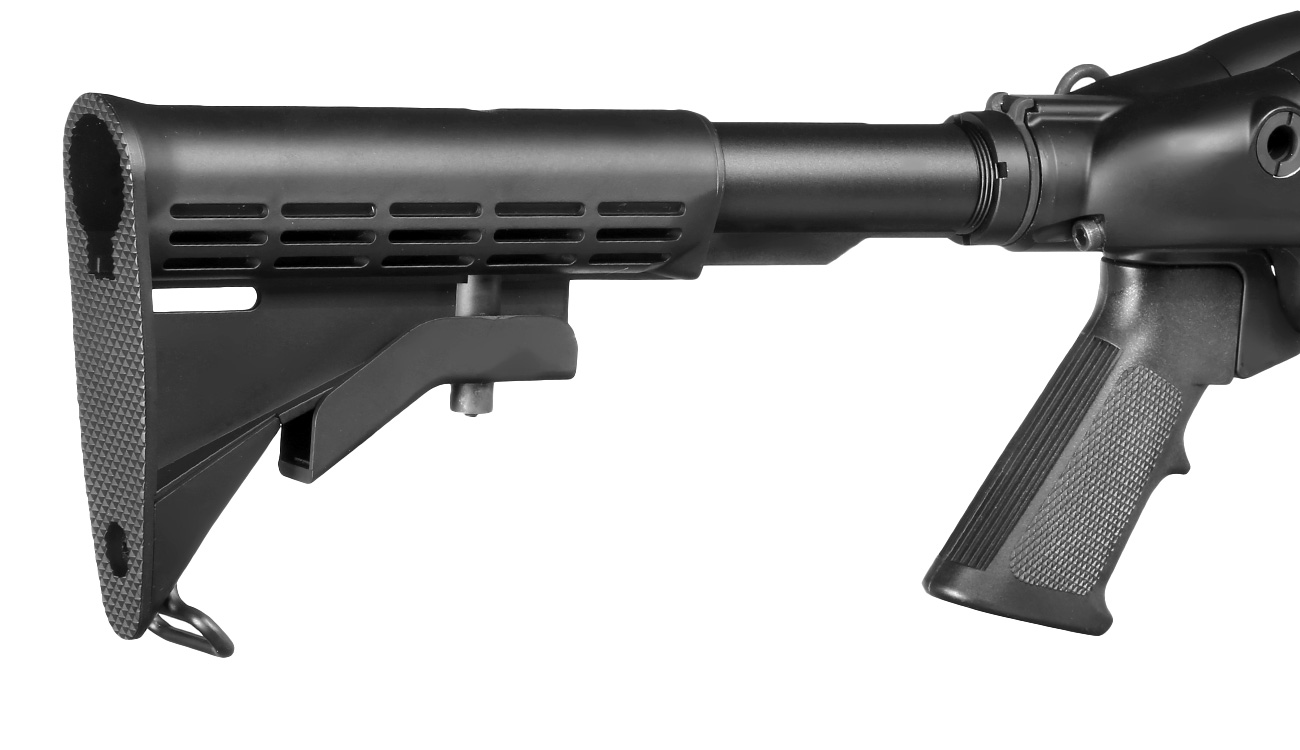 Jag Arms Scattergun BFG Double Barrel Pump Action Gas Shotgun 6mm BB schwarz Bild 1