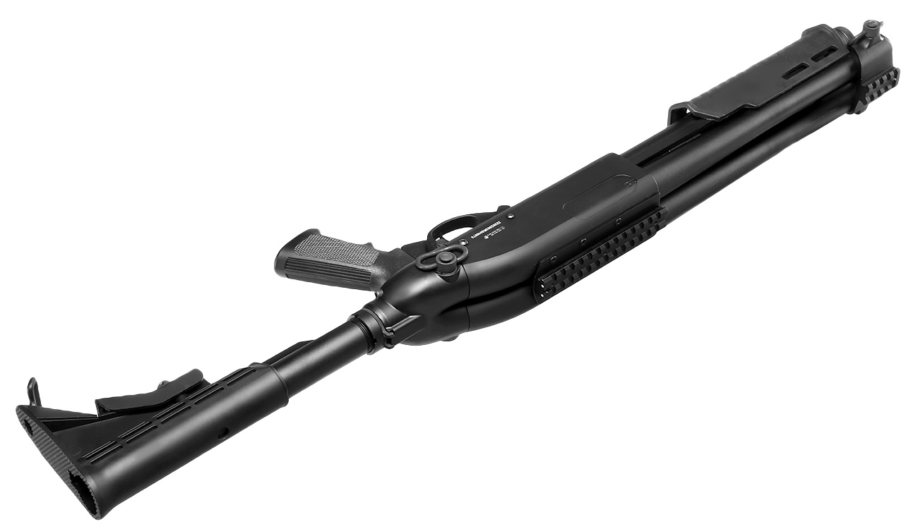 Jag Arms Scattergun BFG Double Barrel Pump Action Gas Shotgun 6mm BB schwarz Bild 7