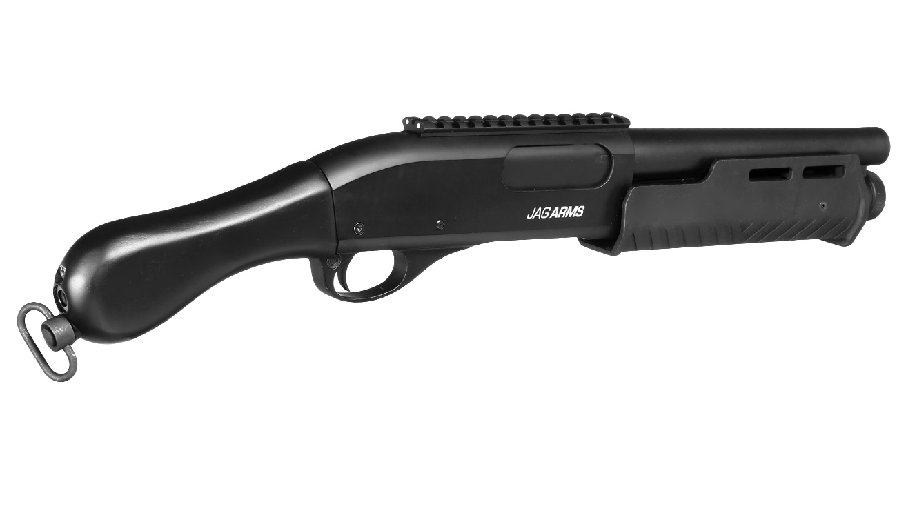 Jag Arms Scattergun Reaper Vollmetall Pump Action Gas Shotgun 6mm BB schwarz Bild 4