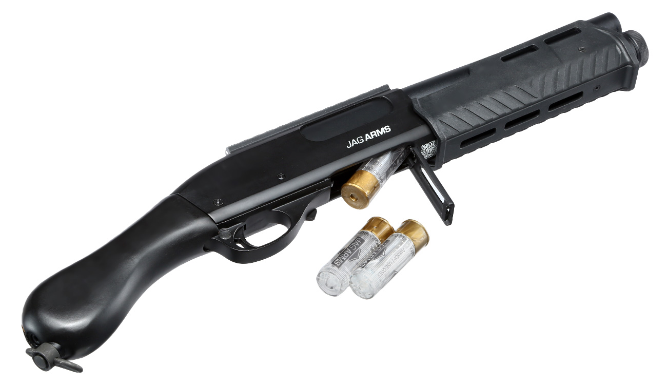 Jag Arms Scattergun Reaper Vollmetall Pump Action Gas Shotgun 6mm BB schwarz Bild 6