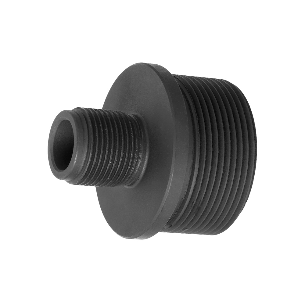 APS Barrel Extension / Silencer Adapter 14mm- schwarz f. APS M40A3 Gewehrserie