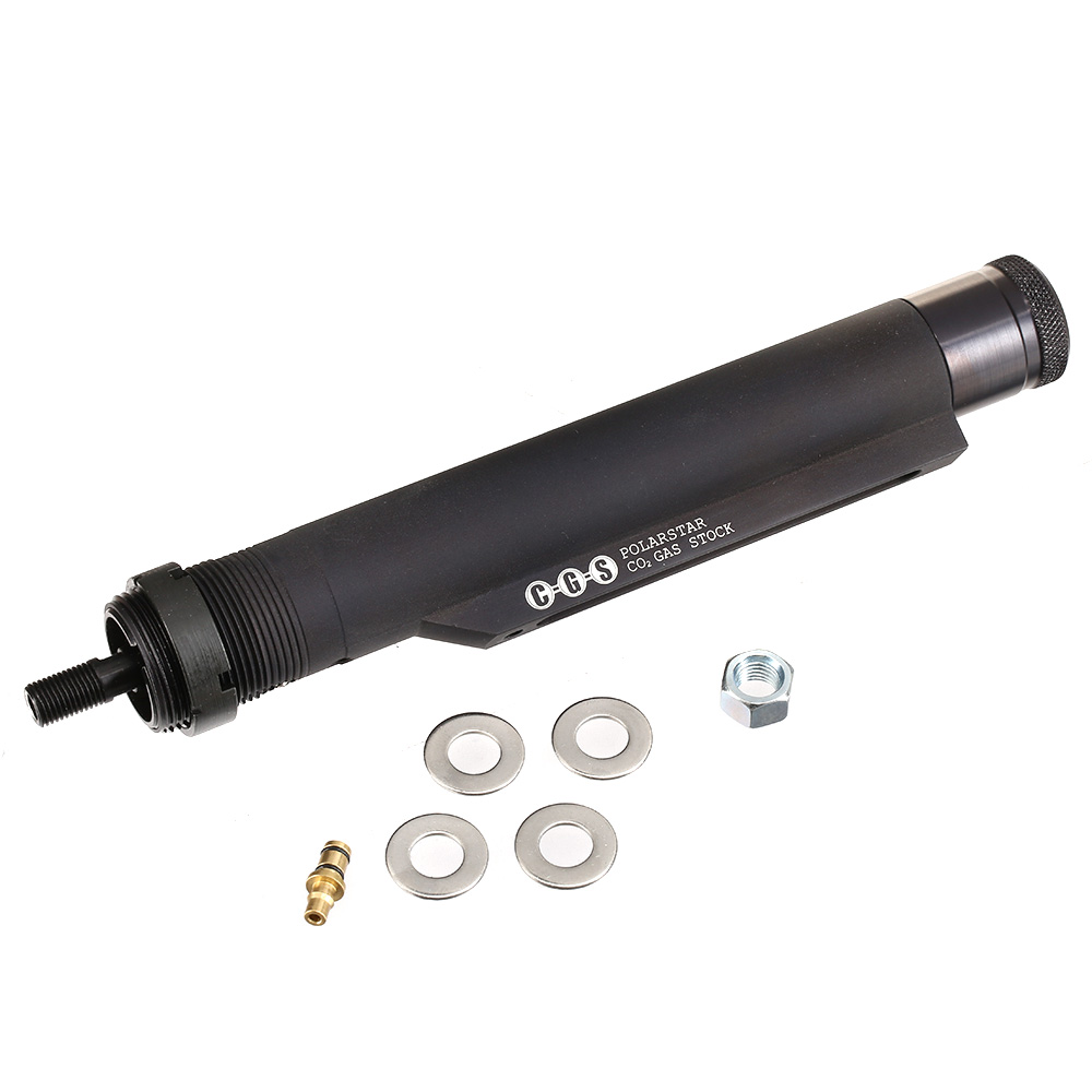 Polar Star CGS CO2 Gas Stock Type 2 TM-Spec mit 12g CO2 Insert f. Milspec Schfte schwarz