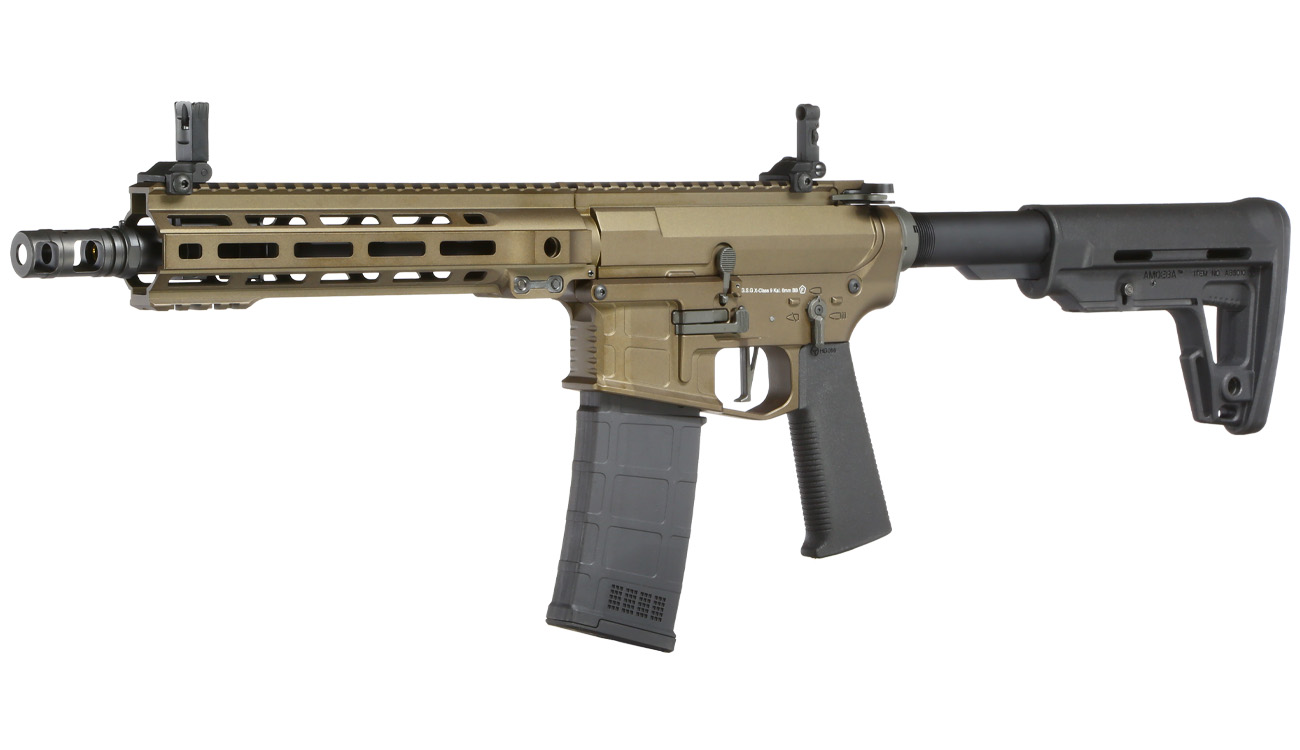 Ares M4 X-Class Model 9 Vollmetall EFC-System S-AEG 6mm BB Bronze