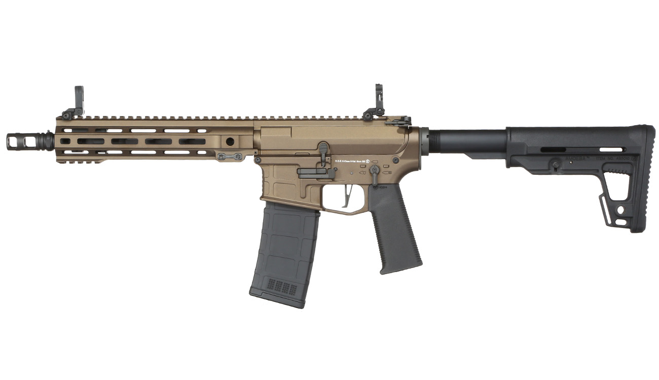 Ares M4 X-Class Model 9 Vollmetall EFC-System S-AEG 6mm BB Bronze Bild 1