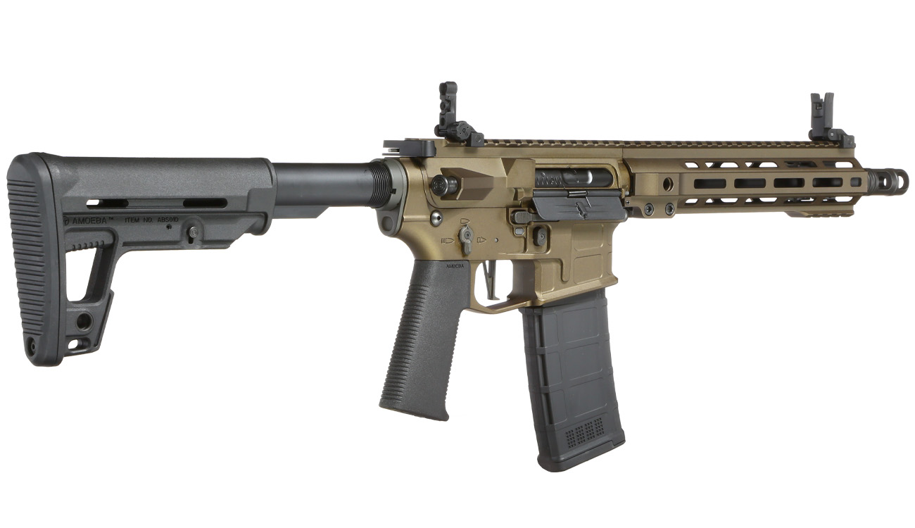 Ares M4 X-Class Model 9 Vollmetall EFC-System S-AEG 6mm BB Bronze Bild 3