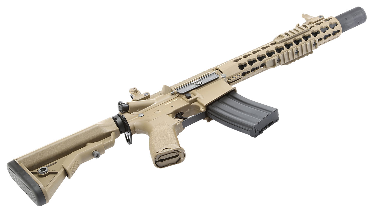 Versandrcklufer Evolution Airsoft Recon S 10 Silent Ops Carbontech S-AEG 6mm BB tan Bild 4