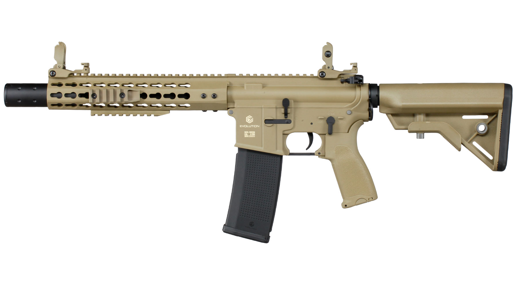 Evolution Airsoft Recon S 10 Silent Ops Carbontech S-AEG 6mm BB tan Bild 2