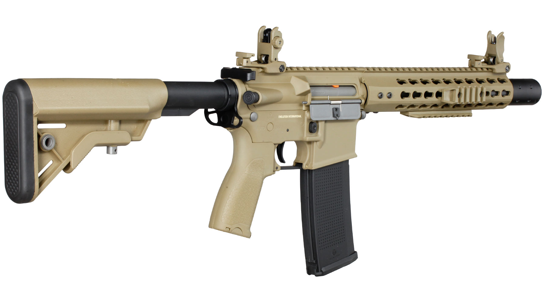Evolution Airsoft Recon S 10 Silent Ops Carbontech S-AEG 6mm BB tan Bild 4