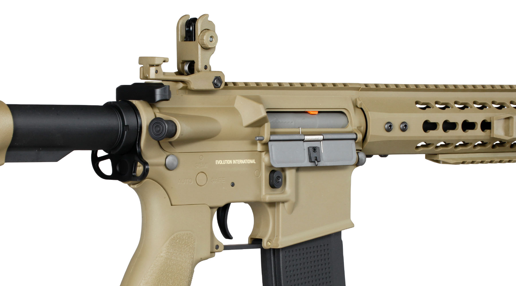 Evolution Airsoft Recon S 10 Silent Ops Carbontech S-AEG 6mm BB tan Bild 9
