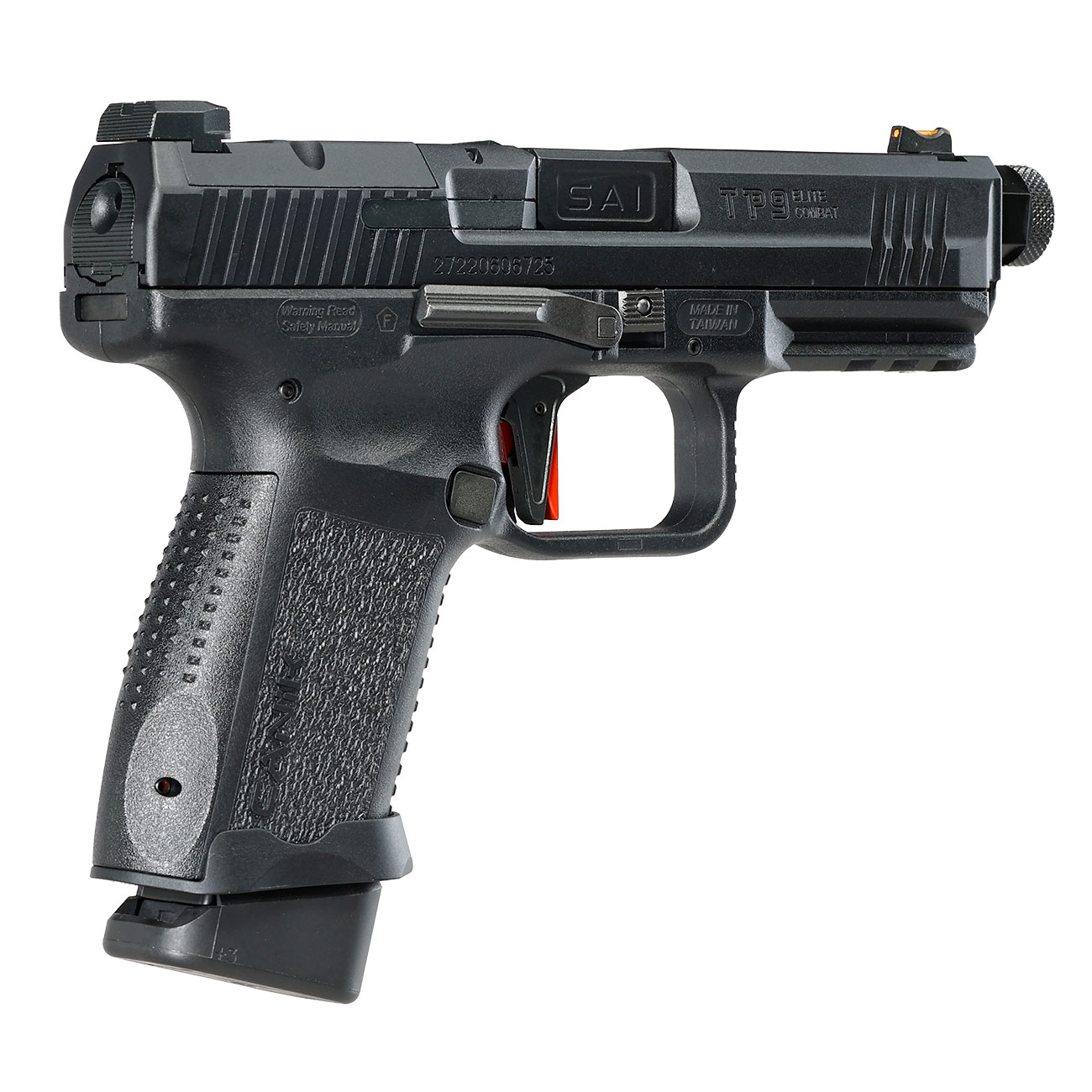 Cybergun / AWC CANiK TP9 Elite Combat mit Metallschlitten GBB 6mm BB schwarz Bild 6