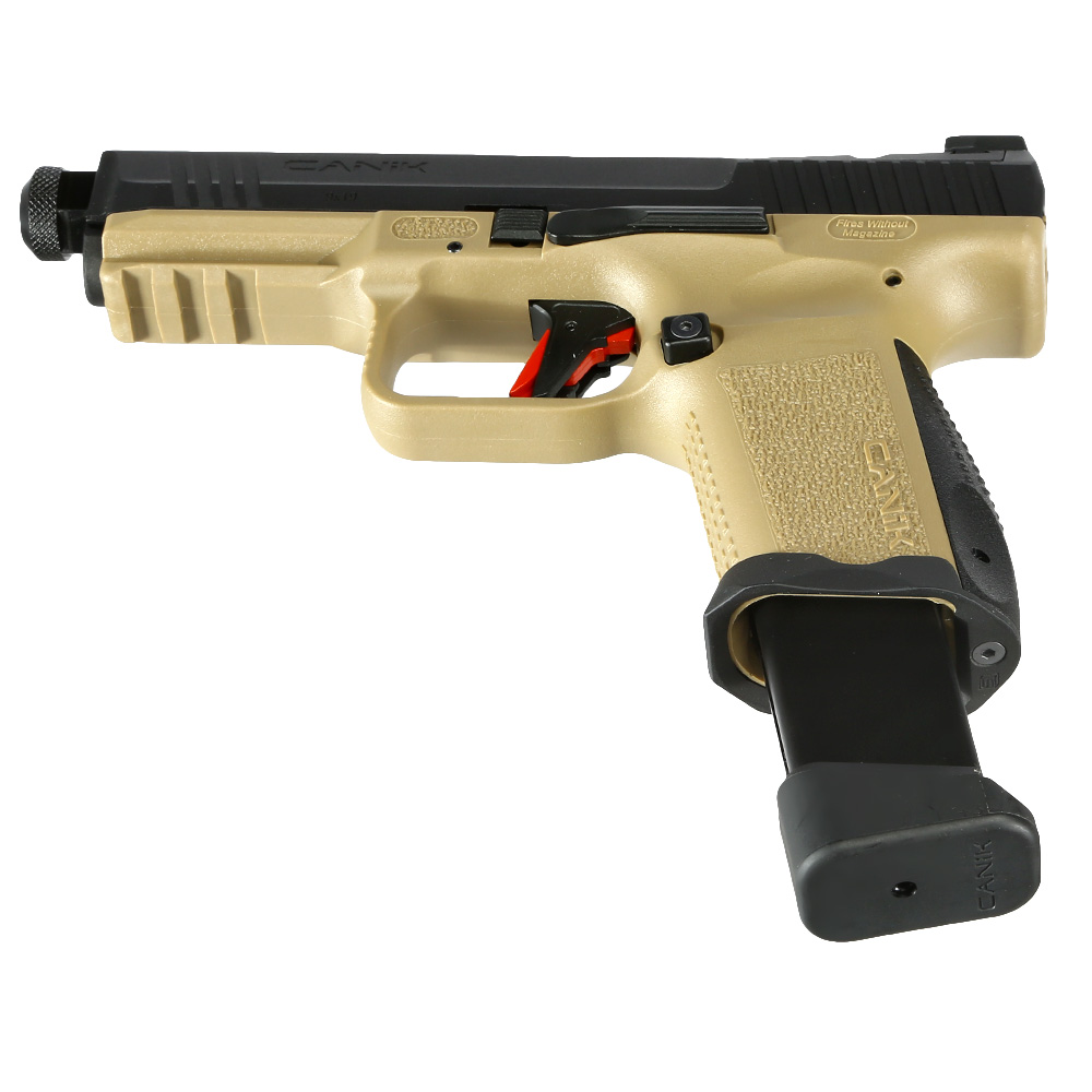 Cybergun / AWC CANiK TP9 Elite Combat mit Metallschlitten GBB 6mm BB Dual Tone Bild 5