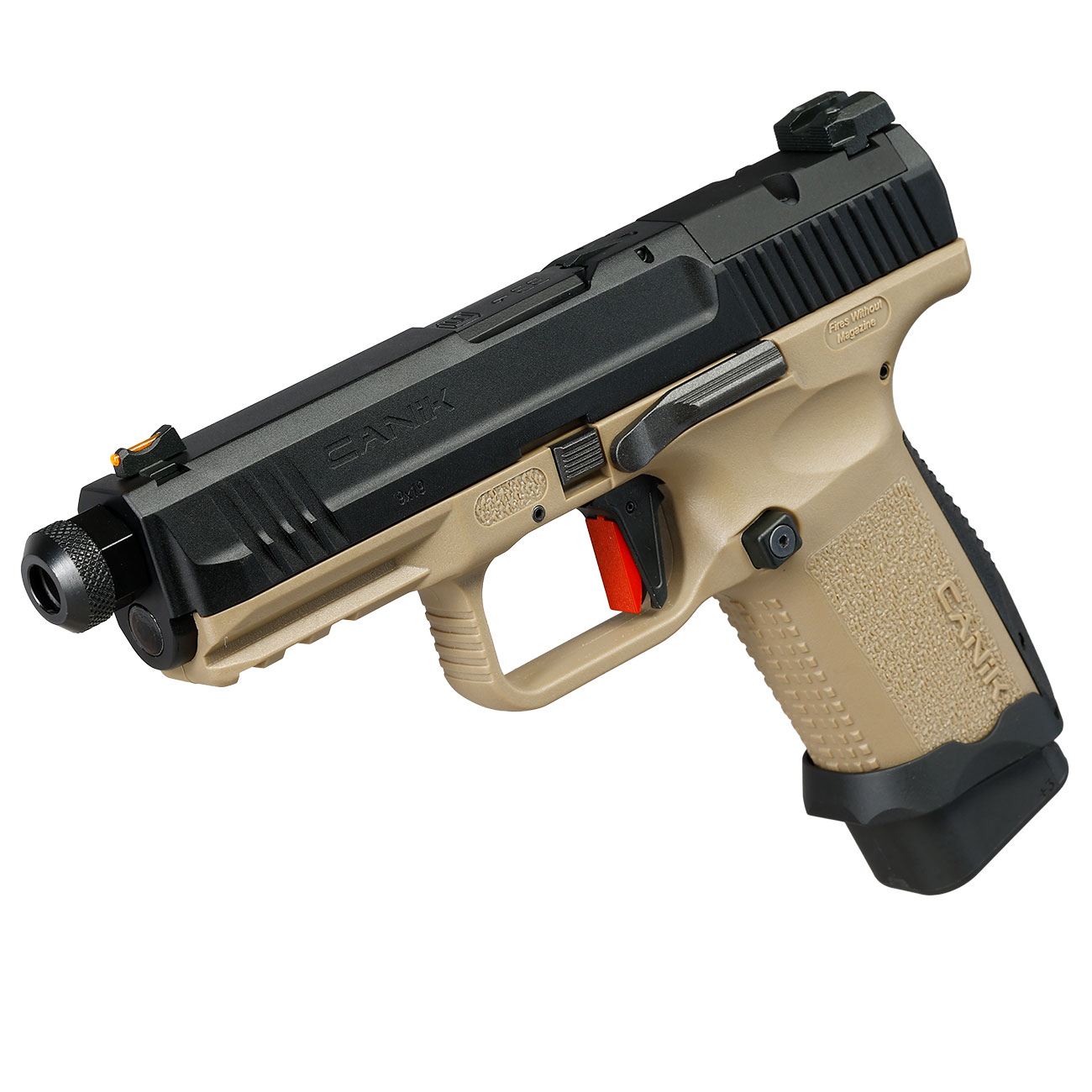 Cybergun / AWC CANiK TP9 Elite Combat mit Metallschlitten GBB 6mm BB Dual Tone Bild 11
